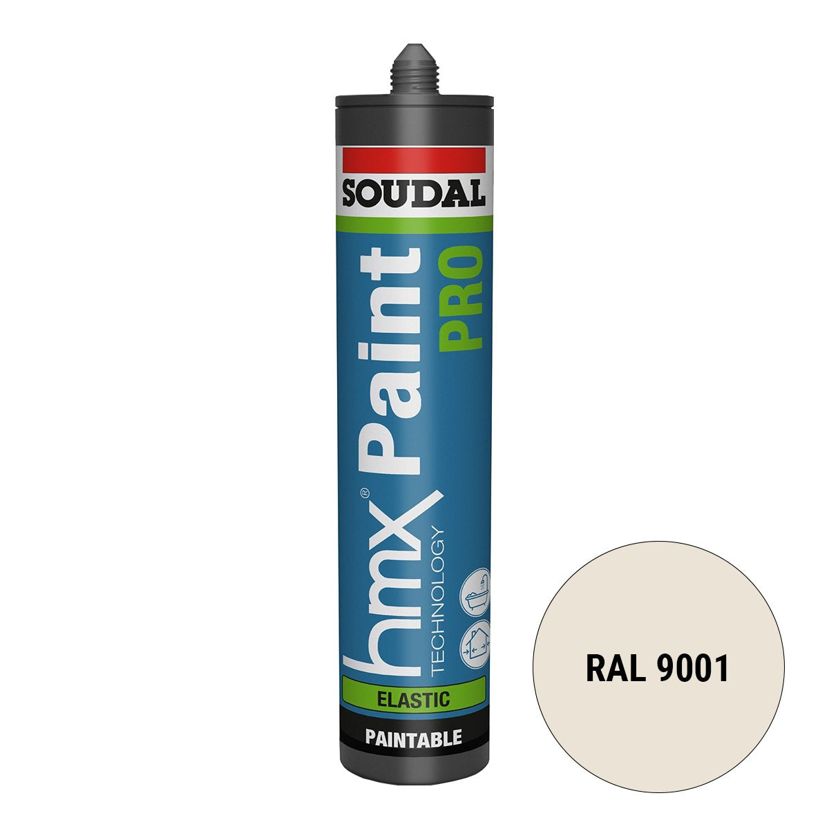 Soudal HMX Paint Pro voegkit wit RAL 9001