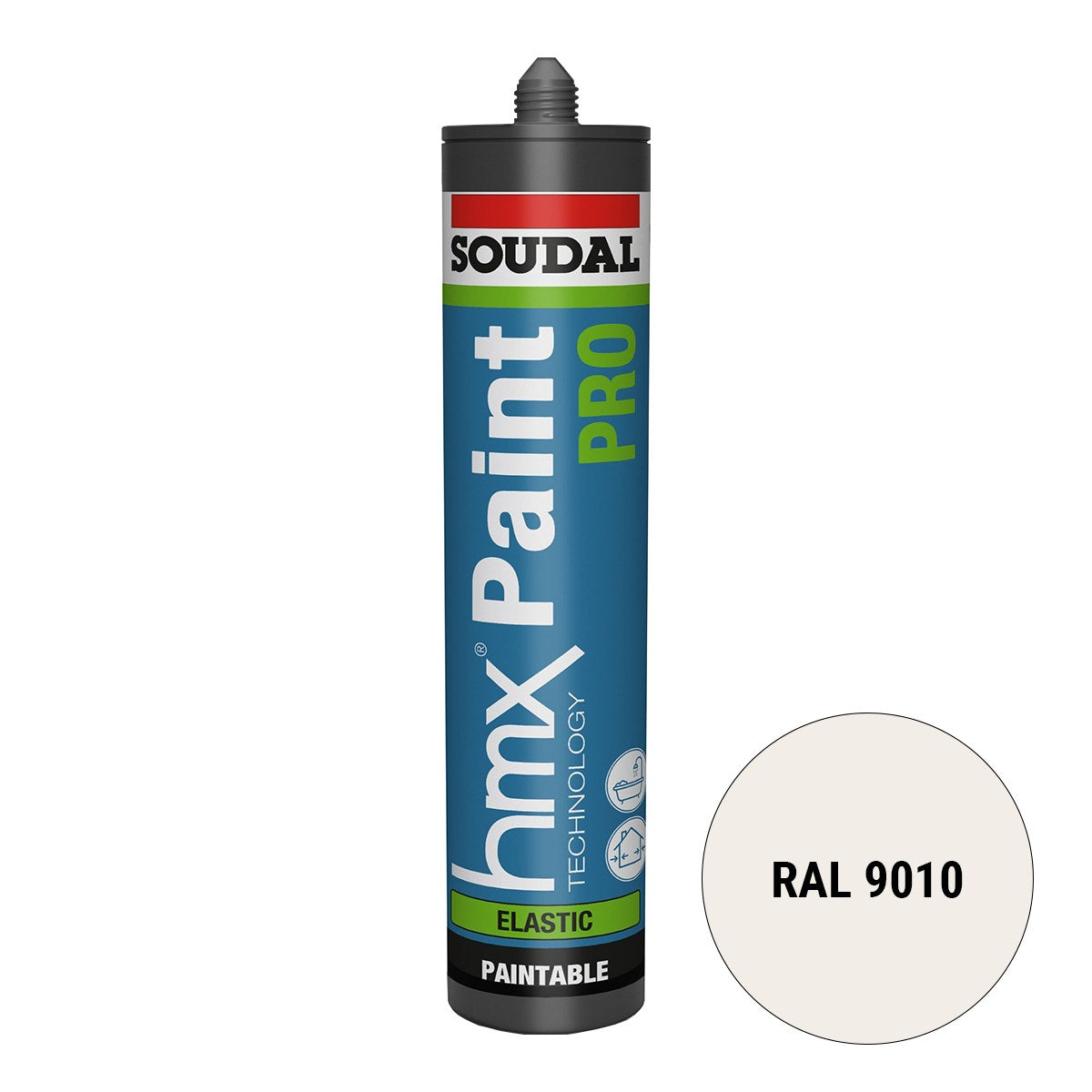Soudal HMX Paint Pro voegkit wit RAL 9010