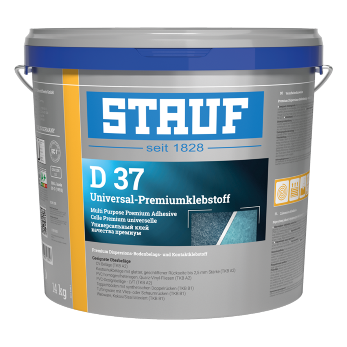 Stauf D37 PVC droogverlijming 14 kg emmer