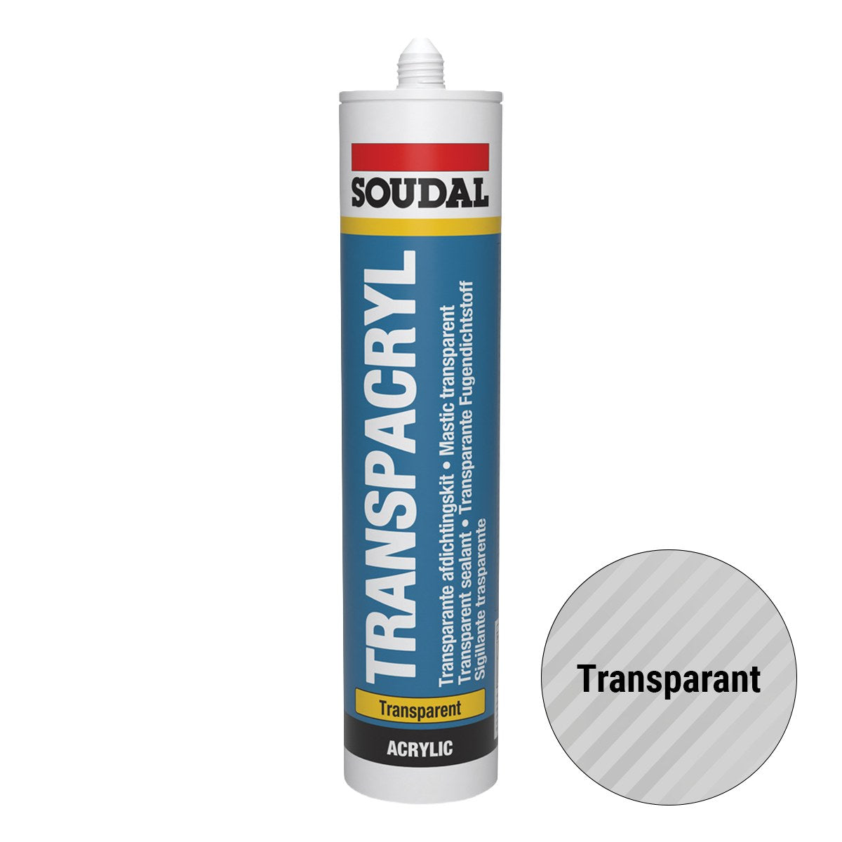 Soudal Transpacryl acrylaatkit transparant