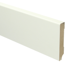 Moderne plint RAL 9010 + uitsparing